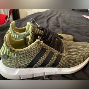 Green/black 6.5 adidas women shoes